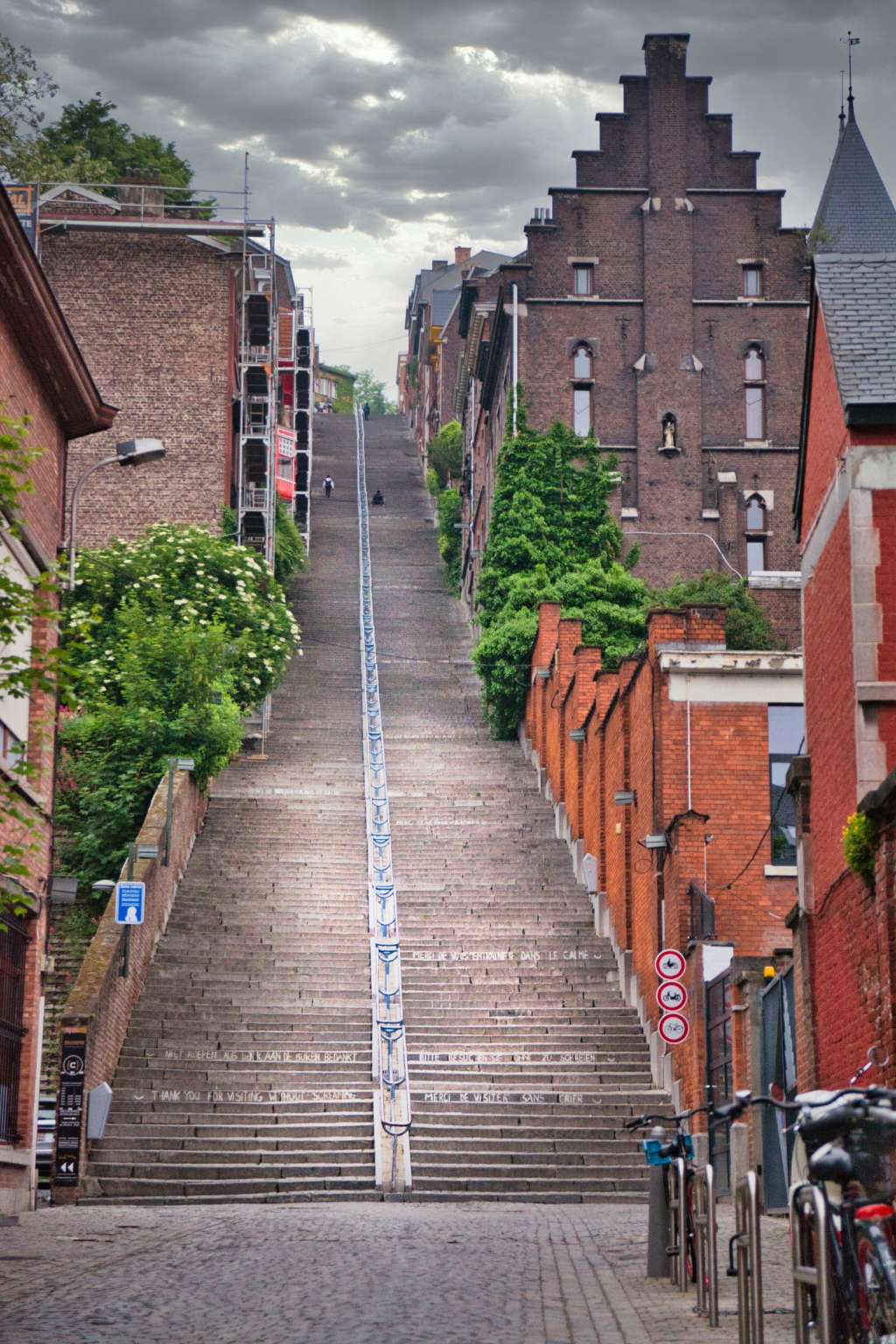 La montagne de Bueren à Liège